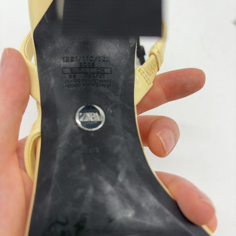 Zara Strappy Wide Heeled Sandals - Picture 5 of 5